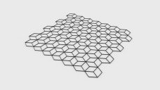 Seamless Pattern with Thin Wireframed Cubes 3D Model - Free Download | FREE 3D MODELS