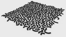 Seamless Pattern with Dense Waves 3D Model - Free Download | FREE 3D MODELS