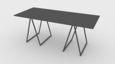 Modern Support Office Desk 3D Model - Free Download | FREE 3D MODELS