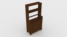 Classic Wooden Chest of Drawers 3D Model - Free Download | FREE 3D MODELS