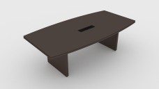 Large Wooden Conference Table 3D Model - Free Download | FREE 3D MODELS