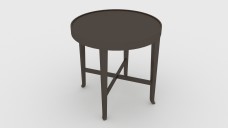 Classic Wooden Side Table 3D Model - Free Download | FREE 3D MODELS