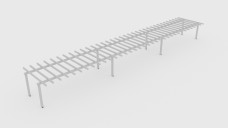 Modern Pergola - Free 3D Model | FREE 3D MODELS