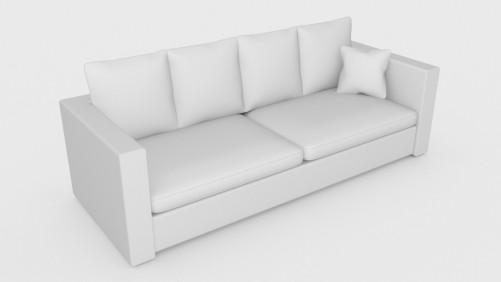 Modern Square Glass Coffee Table 3D Model - Free Download | FREE 3D MODELS